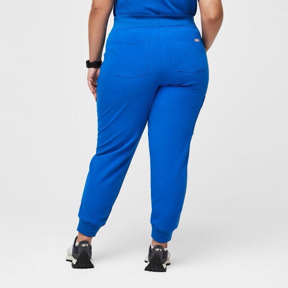 FIGS Zamora FIONx Jogger Royal Blue High Waisted Scrub Pants‎ - Picture 3 of 8